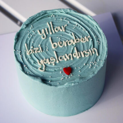 Yıllar Bizi Beraber Yaşlandırsın Pastası