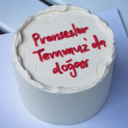 Temmuz Prensesi Doğum Günü Pastası