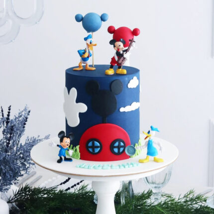 Mickey ve Arkadaşları Şöleni Doğum Günü Pastası