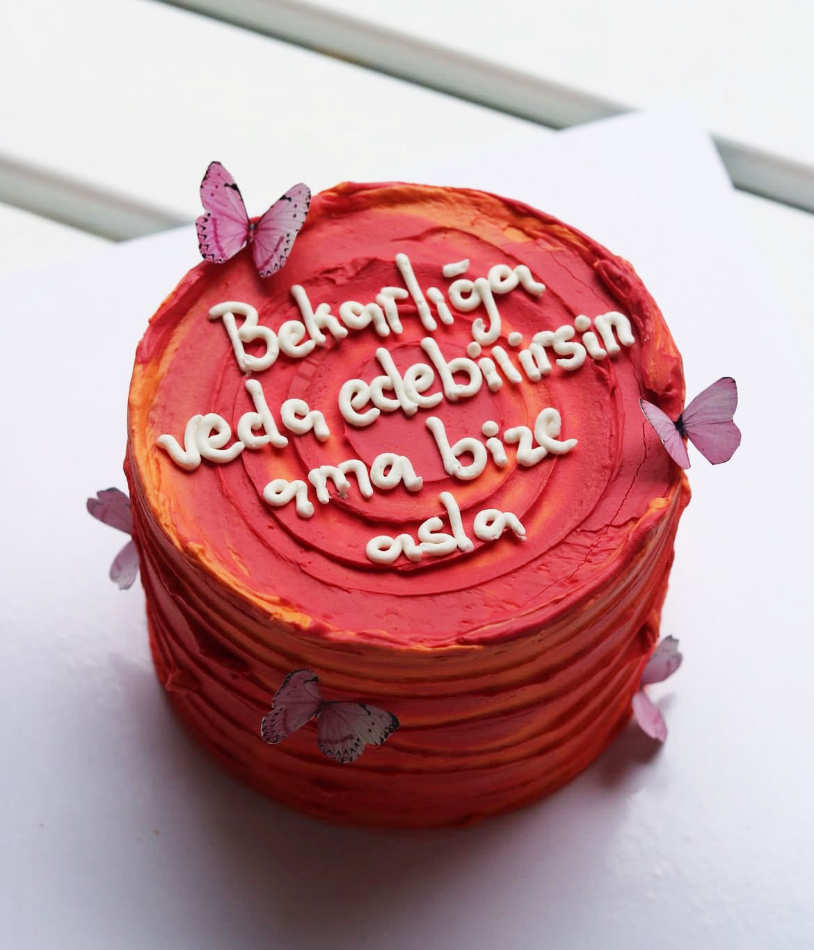 Bekarlığa Veda Partisi Kelebek Pastası