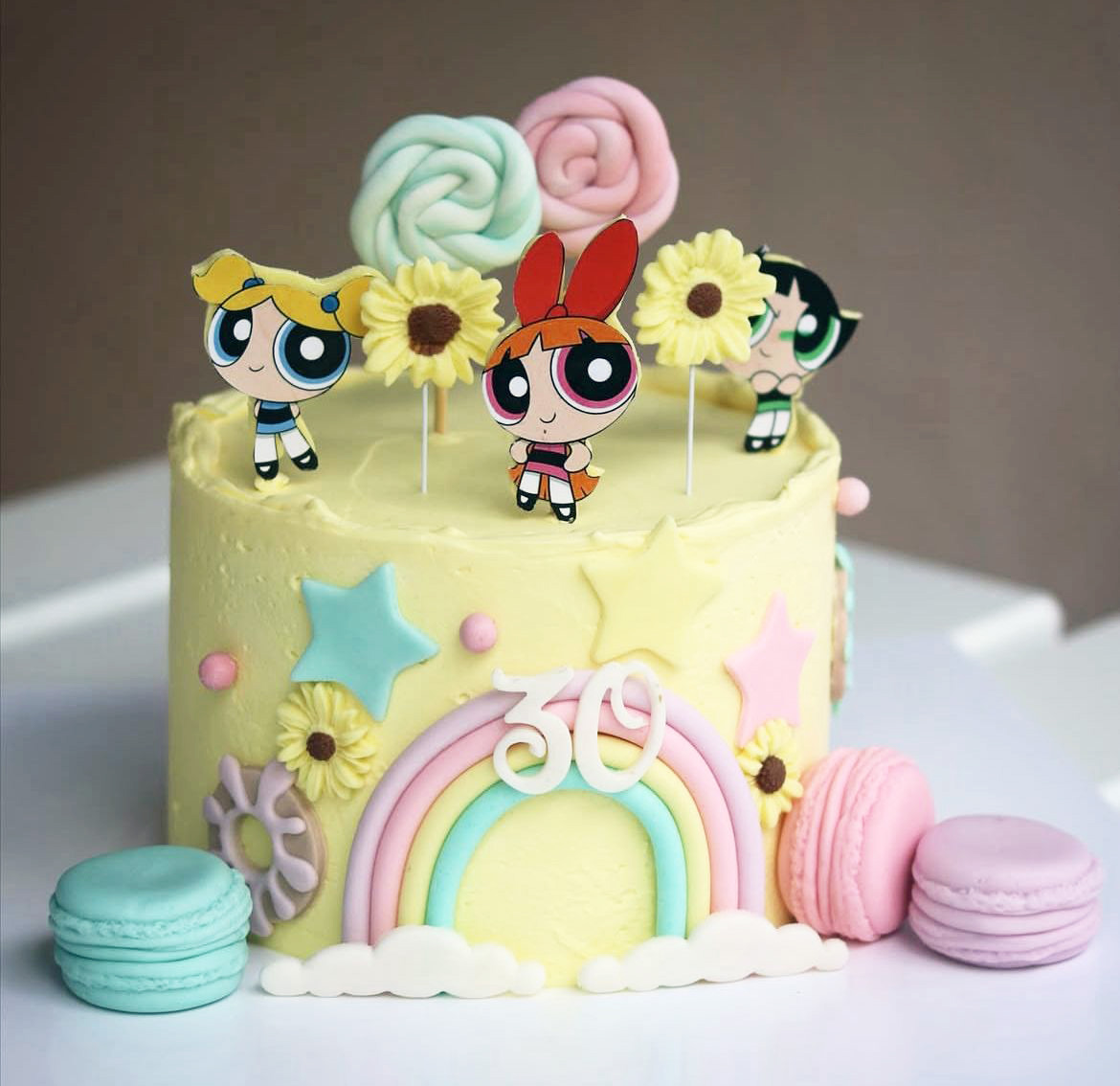 Powerpuff Girls 30. Yaş Nostalji Pastası